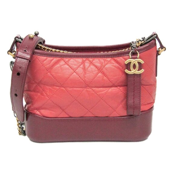 CHANEL Pink Leather Shoulder Bag - Picture 1 of 15